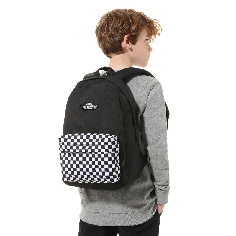 Vans BY NEW SKOOL BACKPACK BOYS Rucksack black Zalando.co.uk