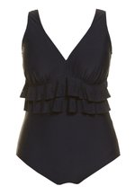 Ulla Popken Badeanzug Petra, Volants, Mamba Maillot de Bain Une pièce