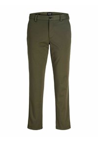 MIT REGULAR FIT NORMAL GESCHNITTEN MIT  - Hlače - olive night