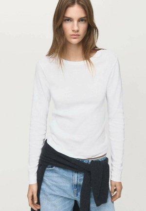 Bluză cu mânecă lungă - white