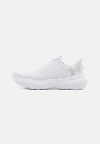 Unselected, white/metallic silver