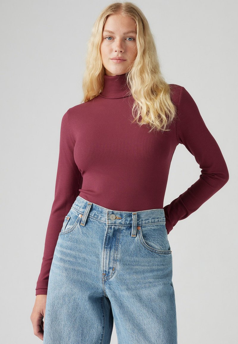 Levi's® DREAMY TURTLENECK - Strickpullover - burgundy