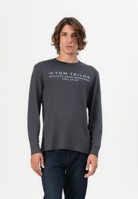 TOM TAILOR Camiseta de manga larga - tarmac grey