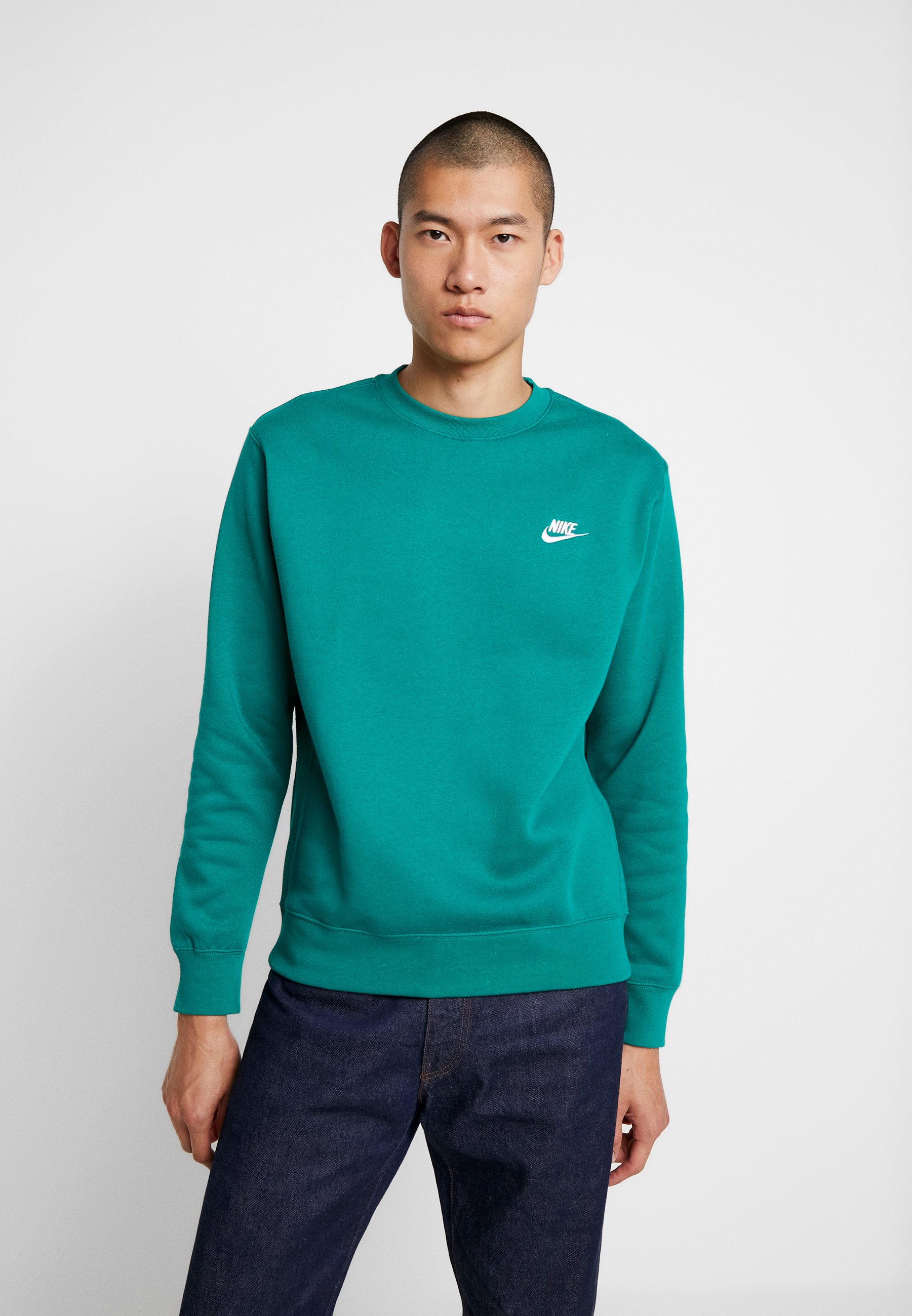 nike club sweatshirt green