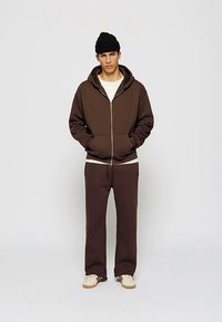 Burocs WIDE LEG - Treningo apatinė dalis - chocolate brown