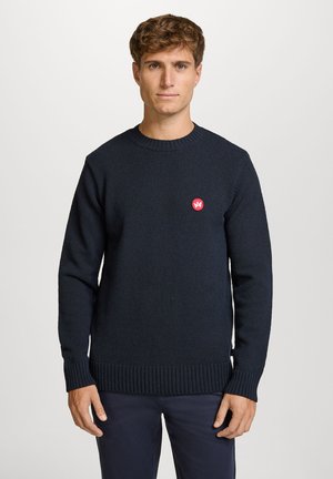 GREYSON CREW NECK - Strickpullover - sky captain