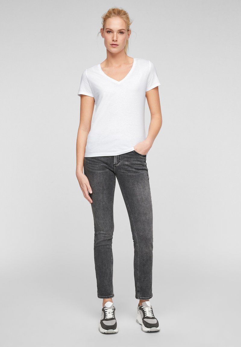 Damen T-Shirts | QS by s.Oliver T-Shirt basic white/weiß - JJ03834 Damen T-Shirts | QS by s.Oliver T-Shirt basic white/weiß - JJ03834