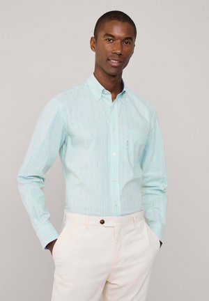 PASTEL REG STP - Shirt - dark acqua blue