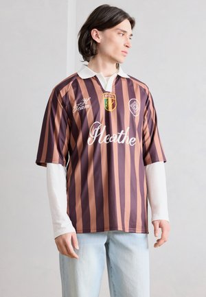 Heathe PAILLO STRIPE - Poloshirt - brown