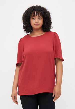 VMCALVA WIDE - Basic T-shirt - karanda red