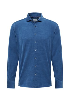 Eterna Hemd - rauchblau