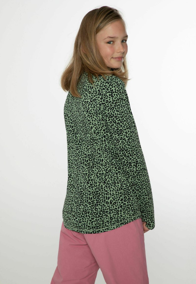 Kinder Pullover | Protest 1/4 ZIP TOP FIENE JR Fleecepullover juniper/hellgrün - MB90596 Kinder Pullover | Protest 1/4 ZIP TOP FIENE JR Fleecepullover juniper/hellgrün - MB90596