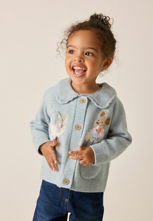 Next, RABBIT AND MOUSE COLLAR CARDIGAN - Neuletakki - blue