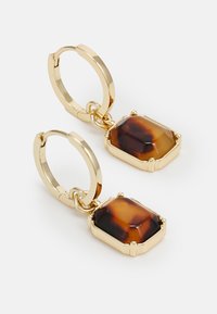 Lauren Ralph Lauren HOOP DROP - Uhani - gold-coloured/brown