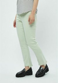 PEPPERCORN - FIONE MID WAIST - Jeans Straight Leg - green mint Thumbnail-Bild 1