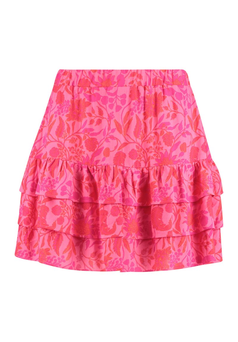 Damen Jeansröcke | MS Mode A-Linien-Rockmulti pink red/mehrfarbig - RC53357 Damen Jeansröcke | MS Mode A-Linien-Rockmulti pink red/mehrfarbig - RC53357