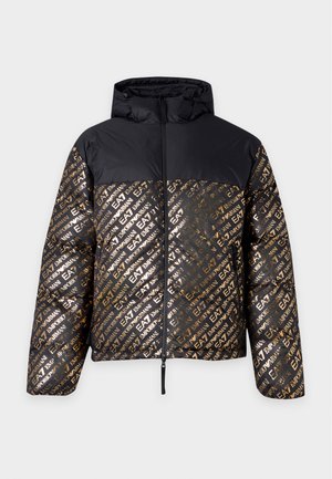 EA7 Emporio Armani JACKET - Veste d'hiver - black/gold-coloured