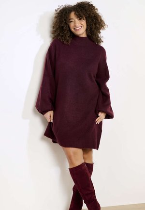 LolaLiza TURTLENECK  - Obleka/pulover - bordeaux wine