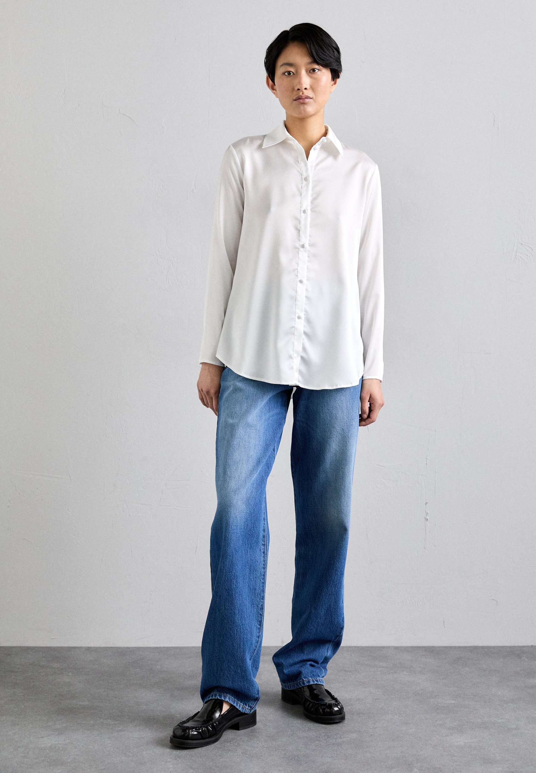 Emporio Armani Straight leg jeans - denim blu/blue denim