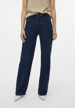 Flared jeans - dark-blue denim