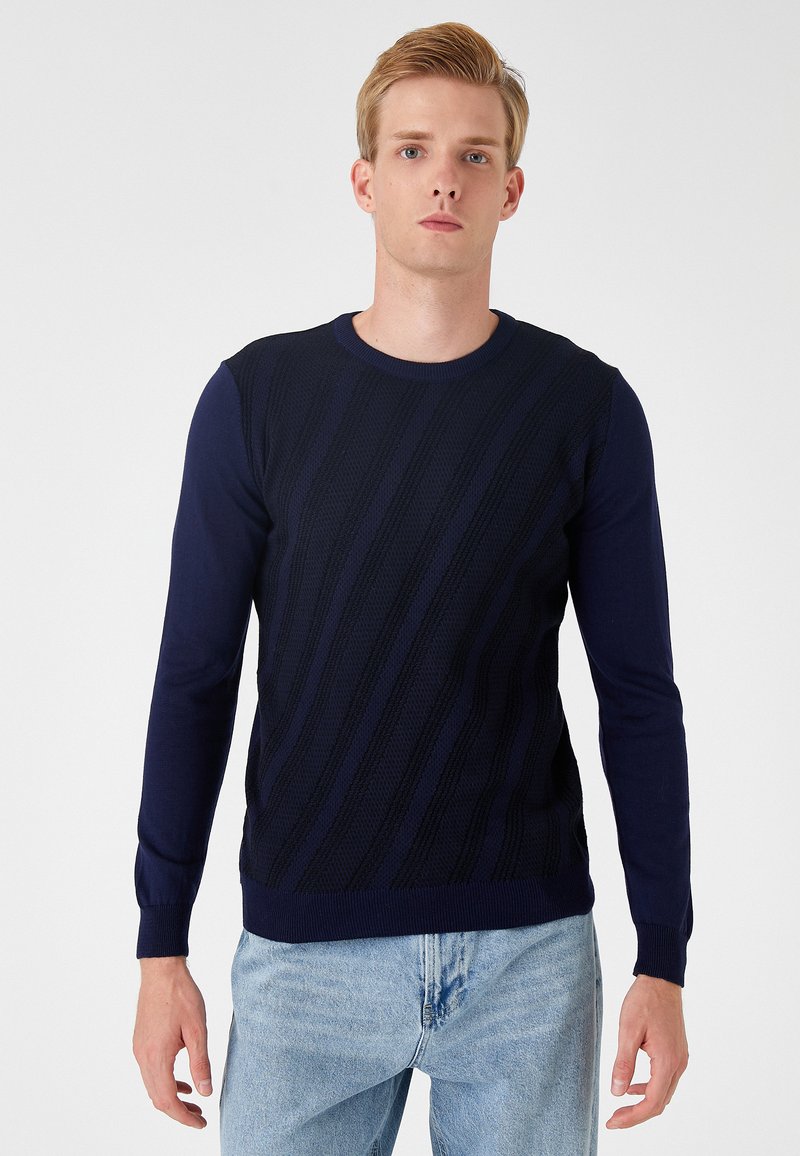 Koton CREW NECK - T-shirt basic - brown/marrone