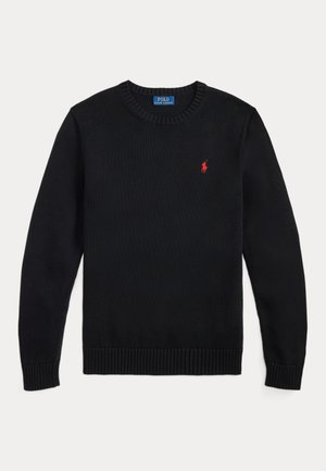 Polo Ralph Lauren, COTTON CREWNECK  - Neule - black