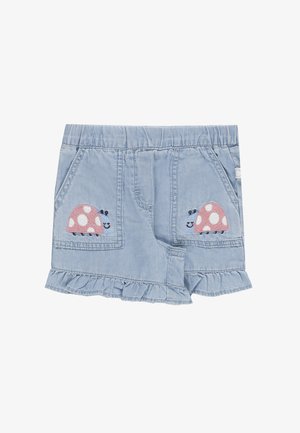 Stella McCartney Kids, SHORTS CON RICAMO - Shorts di jeans - blu