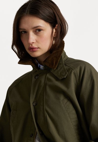 Polo Ralph Lauren COTTON UTILITY JACKET - Vasaras jaka - olive