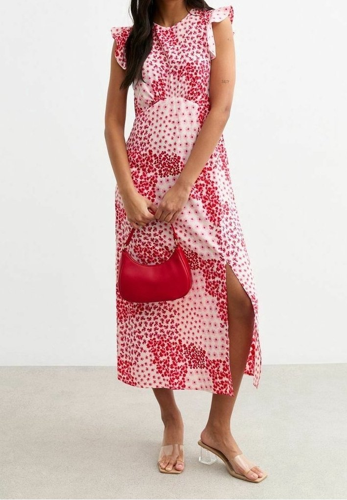 New Look Day dress mottled pink (Pre-owned)