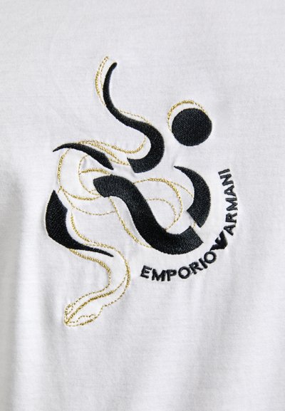 Emporio Armani Print T-shirt - snow white