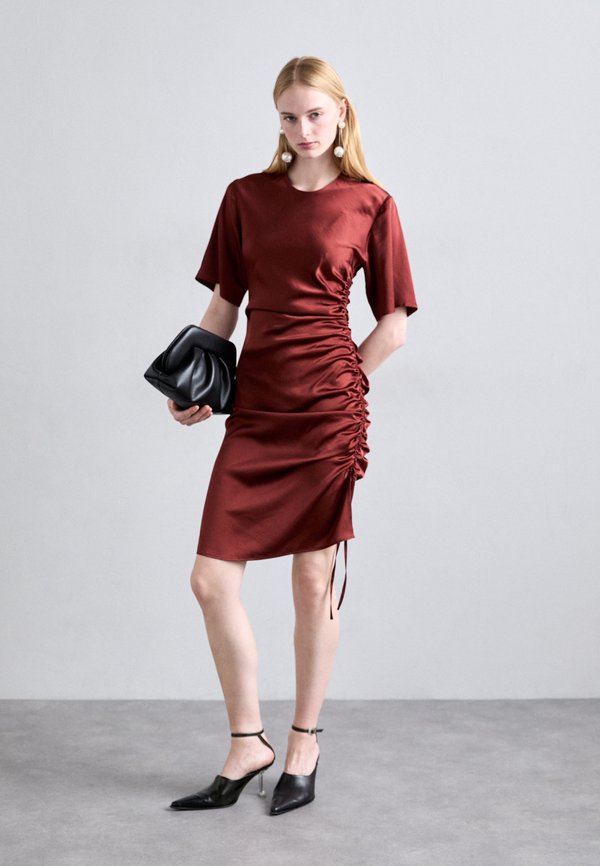 IOVAN - Shift dress - henna3