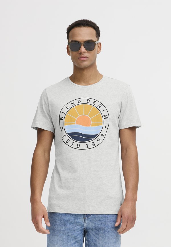 BHBAMMER - Print T-shirt - stone mix