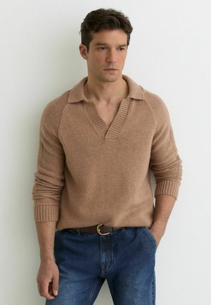 Reiss, PIERCE PEBBLE BELT  . - Gürtel - dark brown
