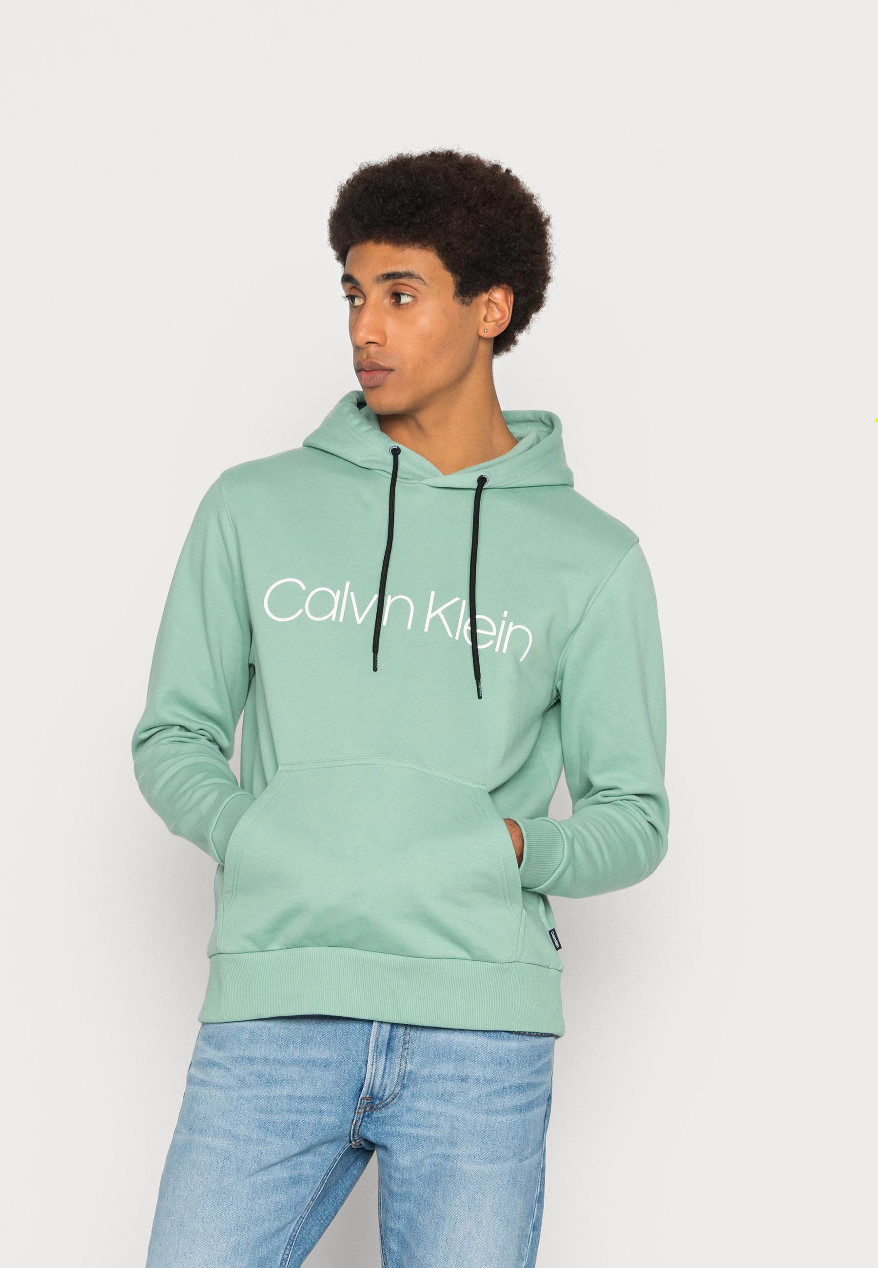 Green calvin klein hoodie Outlet