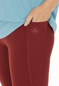 Whistler Leggings - Byxor - madder brown