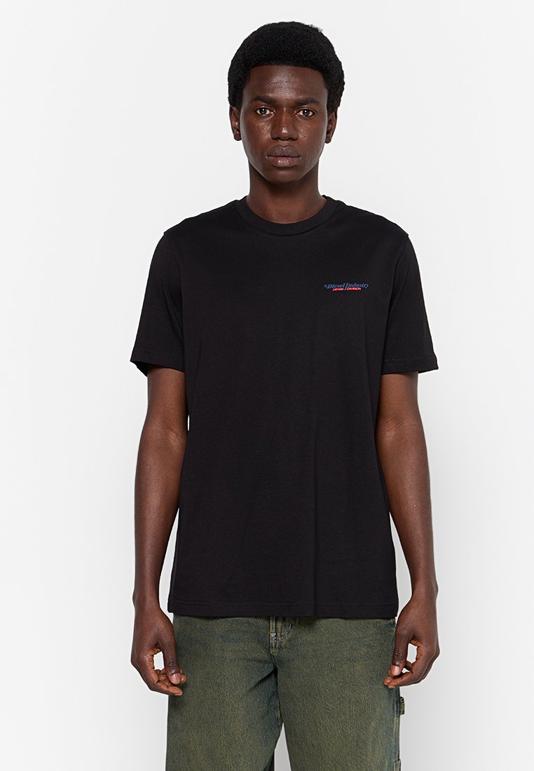 Diesel T-shirt basic zwart Diesel T-shirt basic zwart