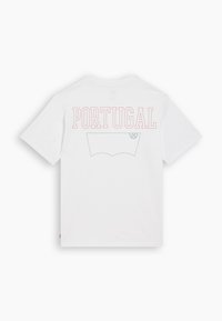 Levi's® FOOTBALL FAN TEE UNISEX - Marškinėliai su spaudiniu - white