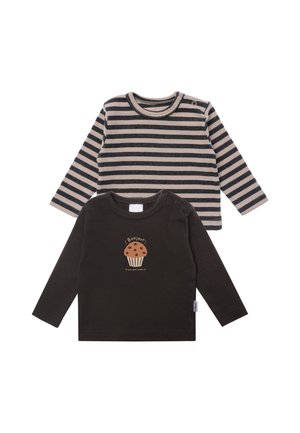 Liliput, LANGARMSHIRT MUFFIN UNISEX 2 PACK - Long sleeved top - anthrazit