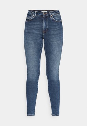 ONLY ONLFOREVER HIGH - Testhezálló fazon - dark blue denim