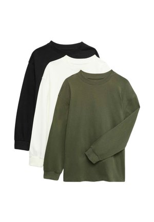 Marks & Spencer, 3 PACK  UNISEX - Long sleeved top - green mix