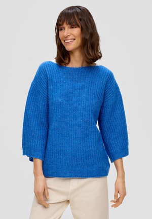 Strickpullover - royalblau