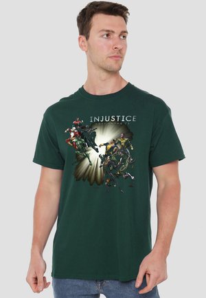 Cotton Soul, INJUSTICE GODS AMONG US GOOD VS EVILS - T-Shirt print - dark green