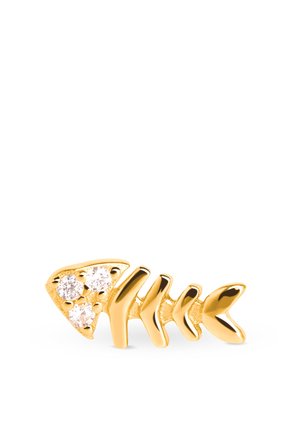 FISHBONE SPARK - Einzelner Ohrring - color oro circonitas