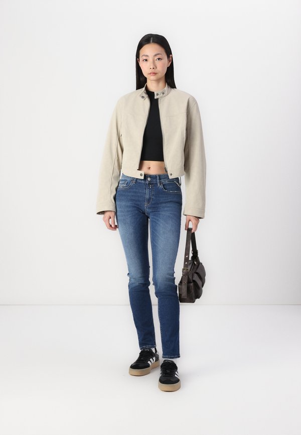 Faux leather jacket - light beige3