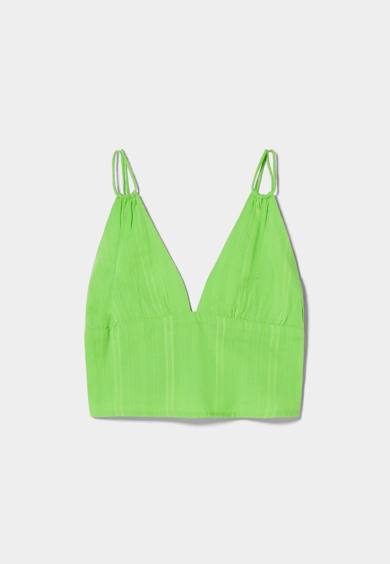 Bershka Top groen Bershka Top groen