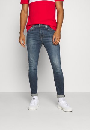 Skinny-Farkut - dark-blue denim