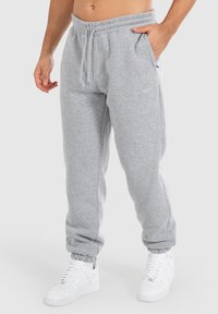 Smilodox CASUAL SPORT VIKTOR - Trainingsbroek - grau melange
