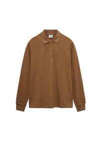 Langærmet T-shirt - brown