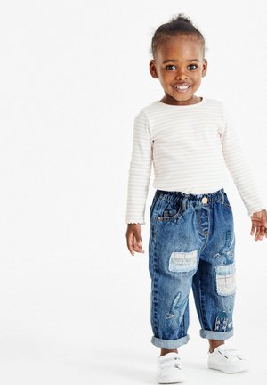 MIT TüTENBUND - Straight leg jeans - denim dark wash