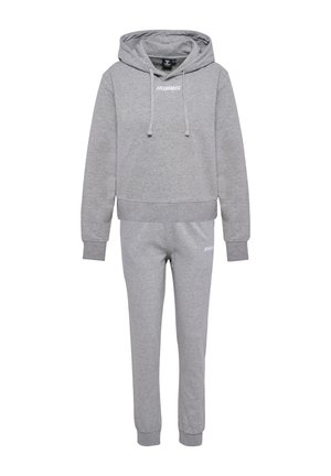 Hummel SET - Survêtement - grey melange grey melange